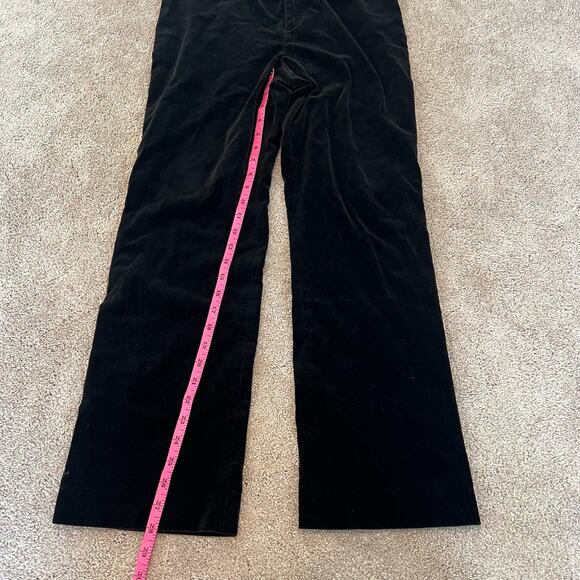 Lauren Ralph Lauren Women's Velvet Trouser Black Size‎ 10 Petite - Picture 6 of 10